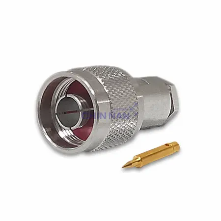 N Straight Plug Clamp for RG58, RG142, RG400, LMR195 Cable