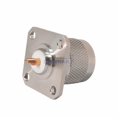 N Square Flange Plug Receptacle