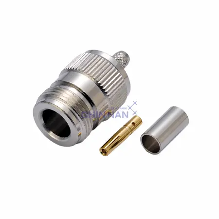 N Straight Jack Crimp for RG58, LMR195 Cable