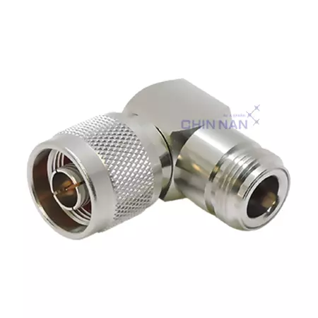 Right Angle N Plug to N Jack Adapter