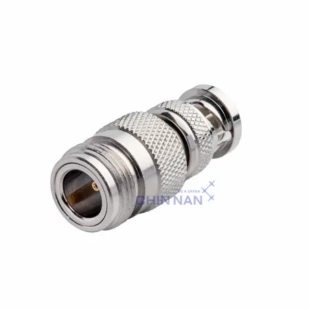6G_75ohm Connectors N Straight Jack to BNC Plug Adapter
