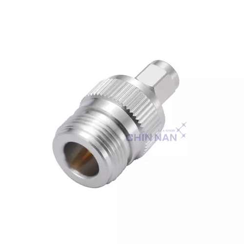 Straight SMA Plug to N Jack Adapter