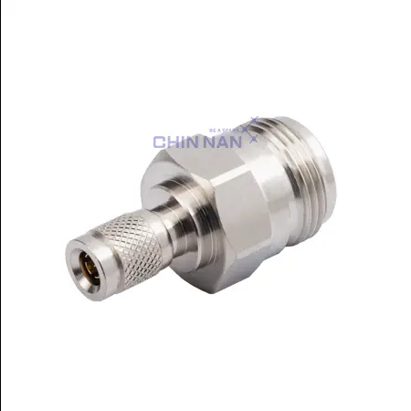 6G_75ohm Connectors Straight N Jack to 1.0/2.3 Plug Adapter
