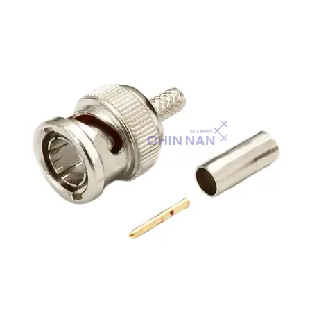 HDTV Series BNC Straight Plug Crimp for 1855A cable