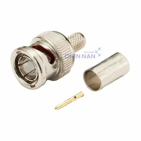 HDTV Series BNC Straight Plug Crimp for 1505A cable