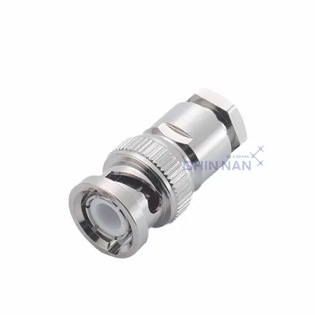 BNC Straight Bulkhead Jack Crimp for RG58, LMR195 Cable