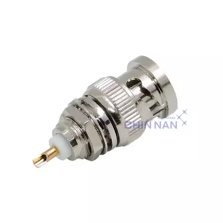 BNC Straight Bulkhead Plug Receptacle