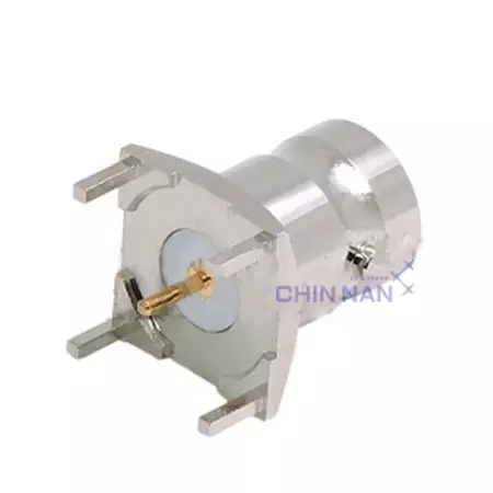 BNC Straight PCB Mount Jack Receptacle