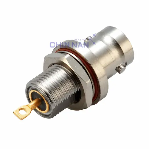 Hermetically Sealed BNC Straight Bulkhead Jack Receptacle