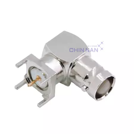BNC Right Angle PCB Mount Jack Receptacle