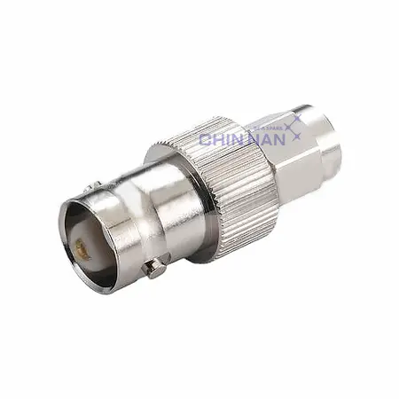 Straight SMA Plug to BNC Jack Adapter