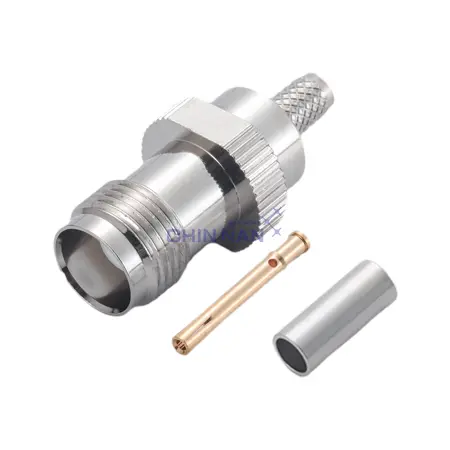 TNC Straight Jack Crimp for RG58, LMR195 Cable