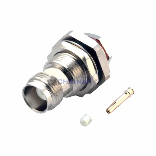 TNC Straight Bulkhead Jack Clamp For RG178U