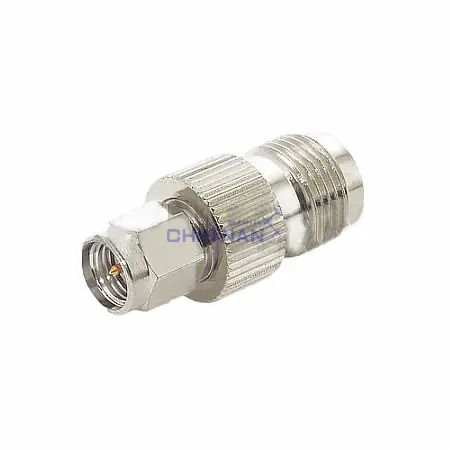 Straight SMA Plug to TNC Jack Adapter