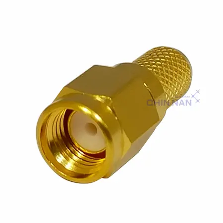 SMA Straight Plug Crimp for RG58, LMR195 Cable