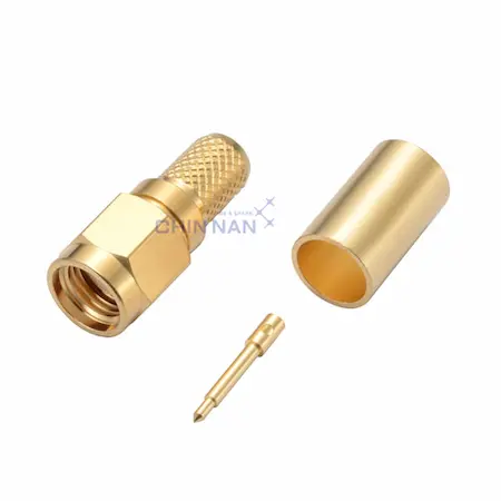 SMA Straight Plug Crimp for LMR240 Cable