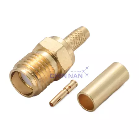 SMA Straight Jack Crimp for RG174, RG316, RG188, LMR100 Cable
