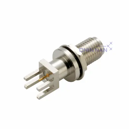 Sealed Connectors SMA Straight Bulkhead End Launch Jack Receptacle