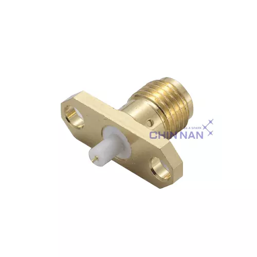 SMA Straight 2 Hole Flange Jack Receptacle(For Microstrip Line Circuits)