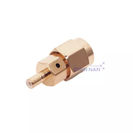 Straight SSMB Jack to SMA Plug Adapter