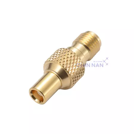 Straight MCX Jack to SMA Jack Adapter