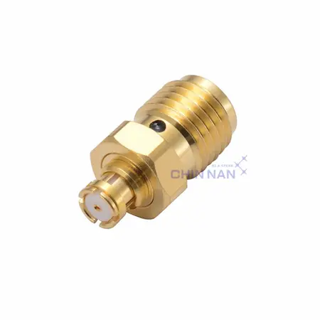 Straight SMP Jack to SMA Jack Adapter
