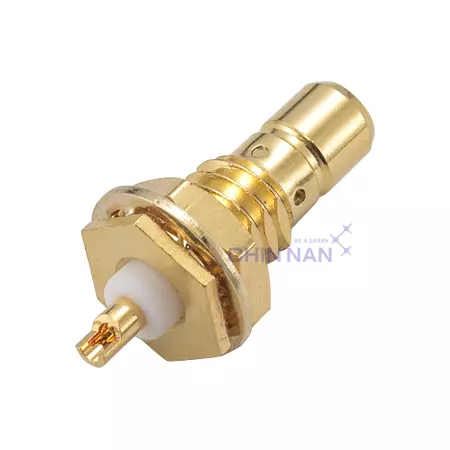 SMB Straight Bulkhead Jack Receptacle(Rear Mount)