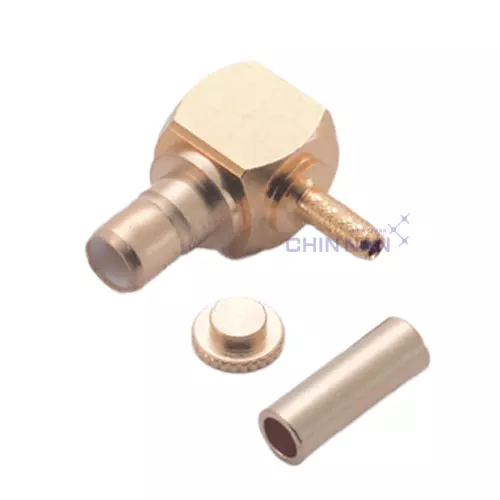 SMB Right Angle Jack Crimp for RG178U Cable