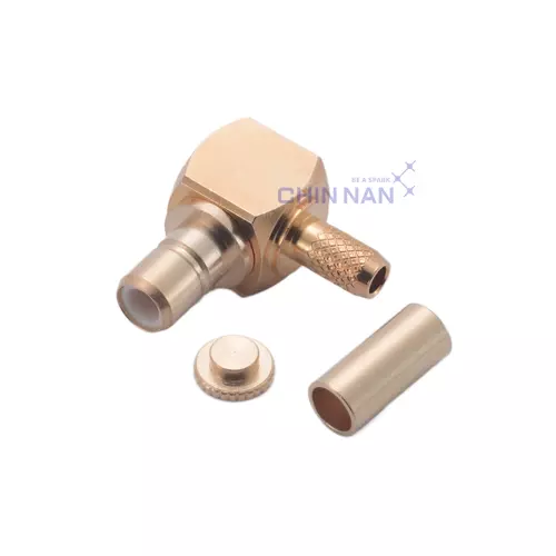 SMB Right Angle Jack Crimp for RG174, RG316, RG188, LMR100 Cable