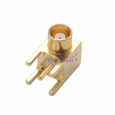 MCX Right Angle Surface Mount Jack Receptacle