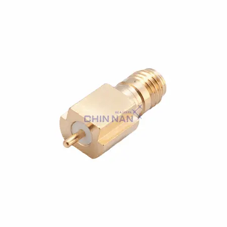 Anti-Vibration Straight MMCX Edge Mount Jack Receptacle