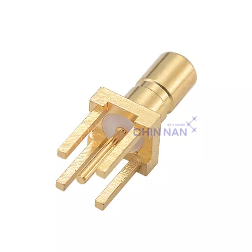 SSMB Straight PCB Mount Jack Receptacle