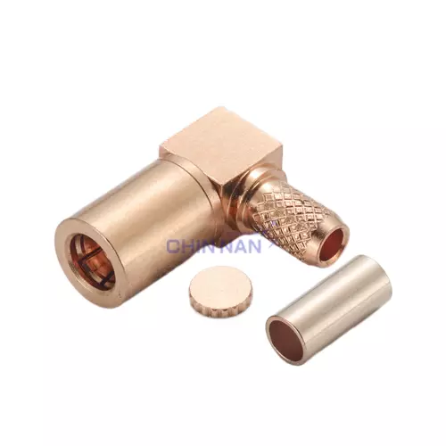 SSMB Right Angle Plug Crimp for RG174, RG316, RG188, LMR100 Cable