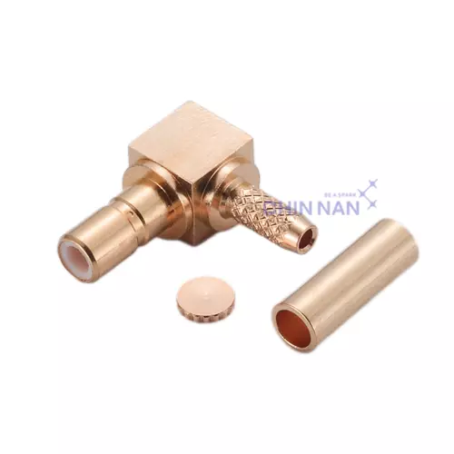 SSMB Right Angle Jack Crimp for RG 178U Cable