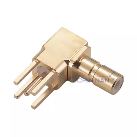 SSMB Right Angle PCB Mount Jack Receptacle