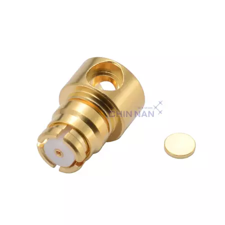 SMP Right Angle Jack Solder for RG405 Cable