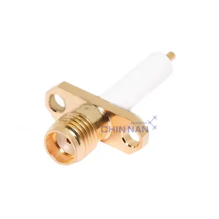 SMA 27G 2 Hole Flange Mount Jack Receptacle